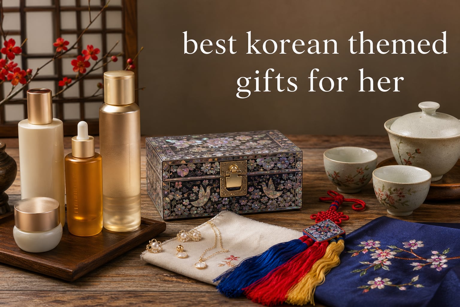 best korean themed gifts for her