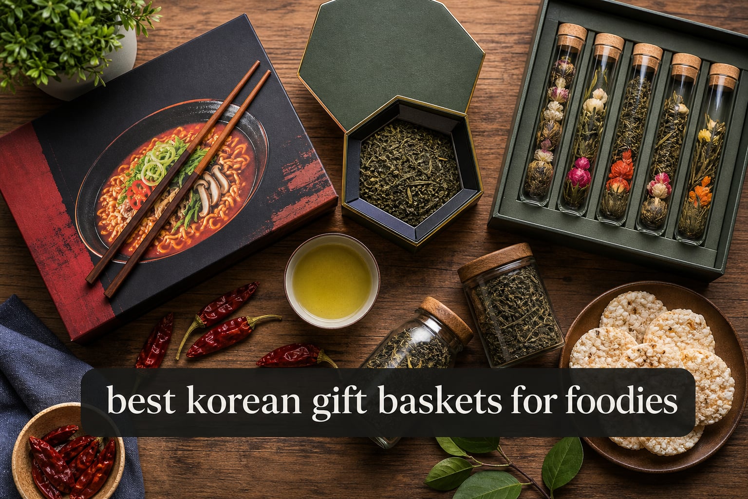 best korean gift baskets for foodies