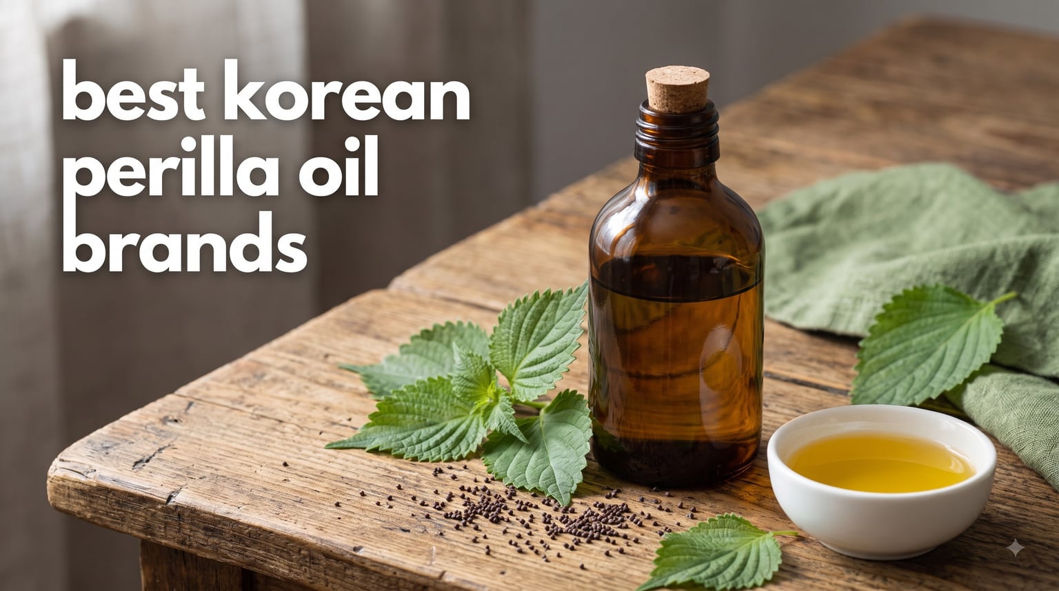 best korean perilla oil brands