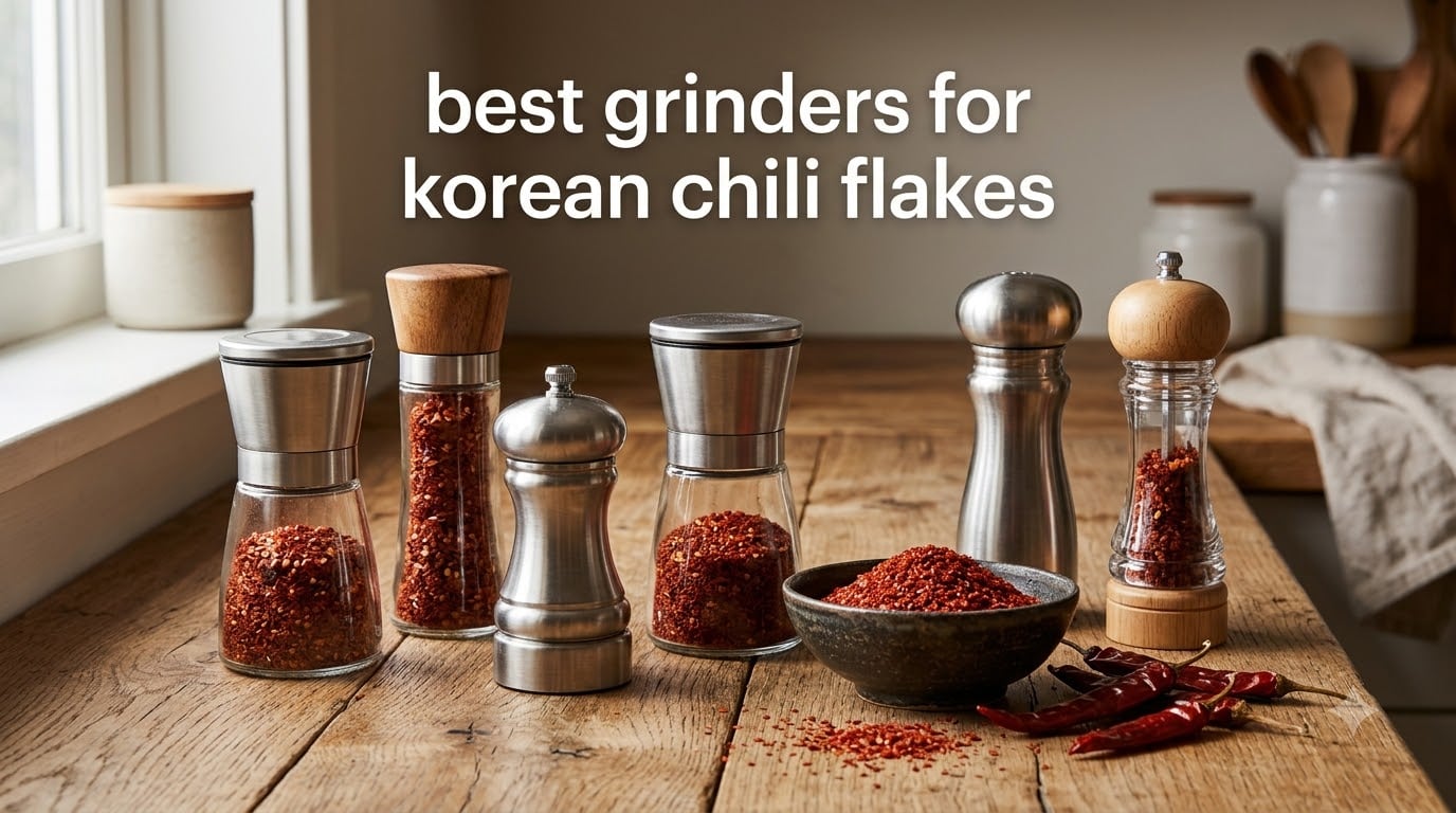 best grinders for korean chili flakes