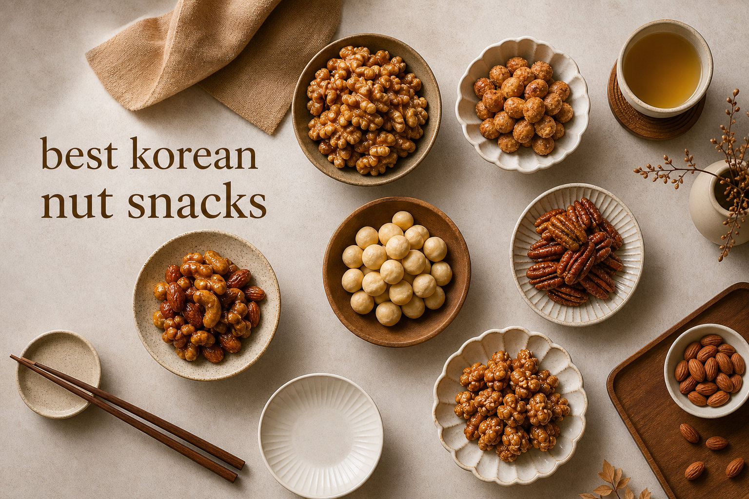 best korean nut snacks