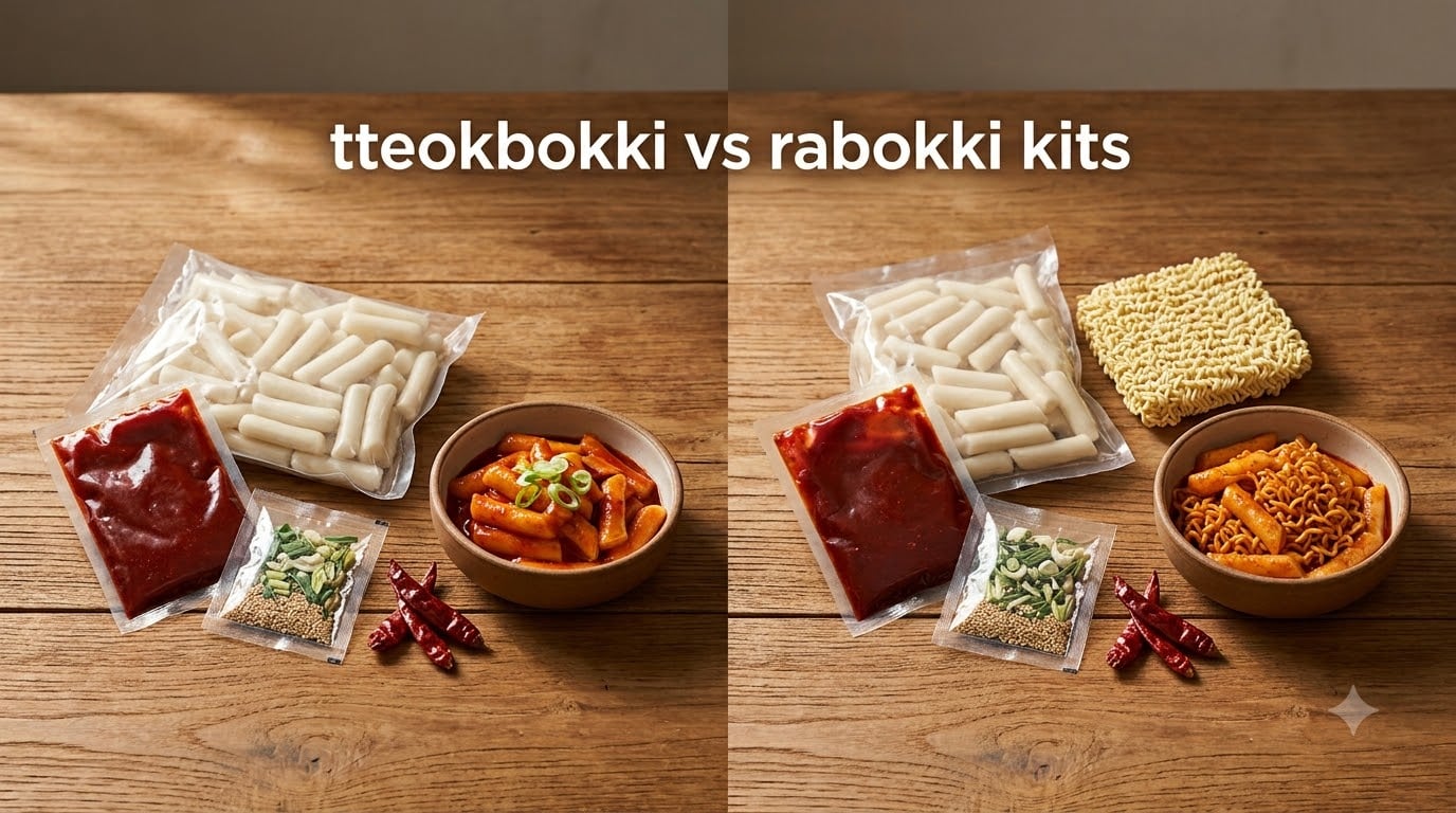 tteokbokki vs rabokki kits