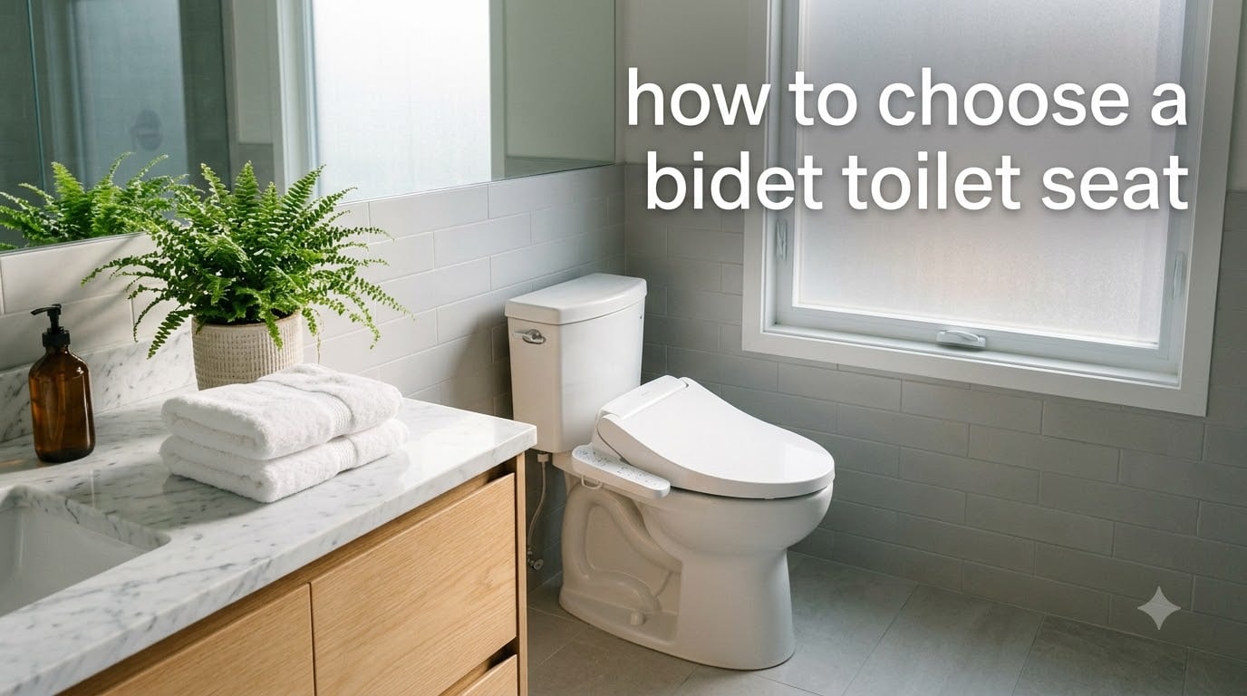 how to choose a bidet toilet seat