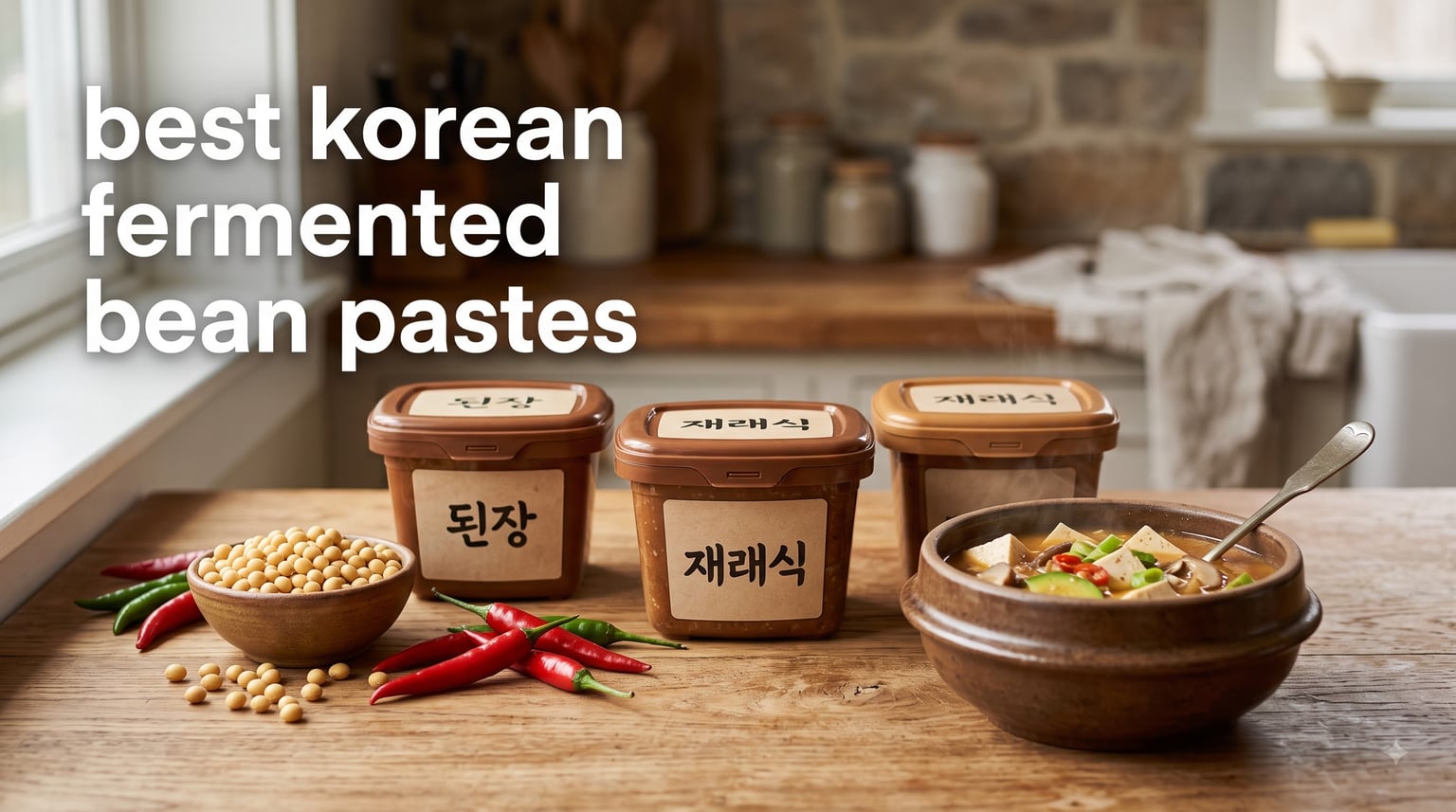 best korean fermented bean pastes