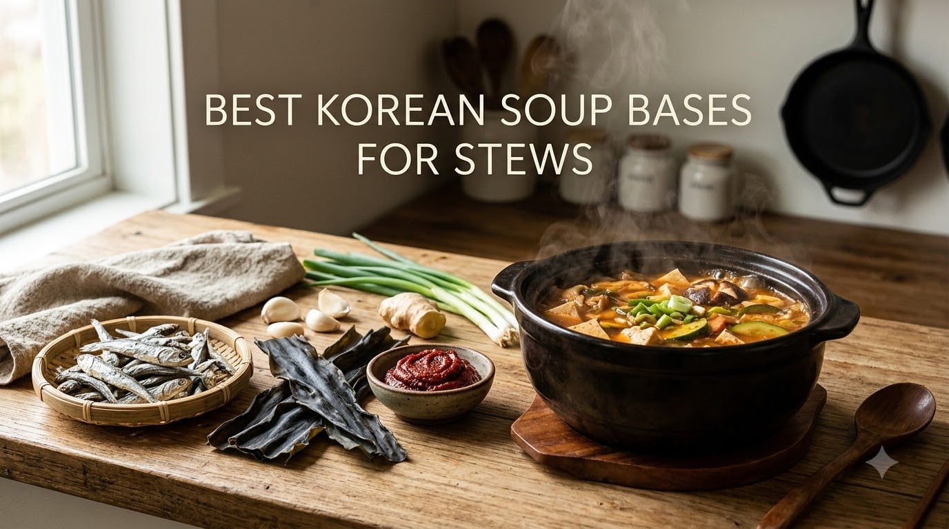 best korean soup bases for stews