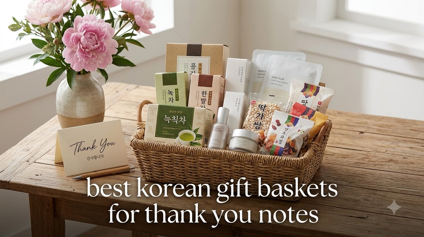 best korean gift baskets for thank you notes