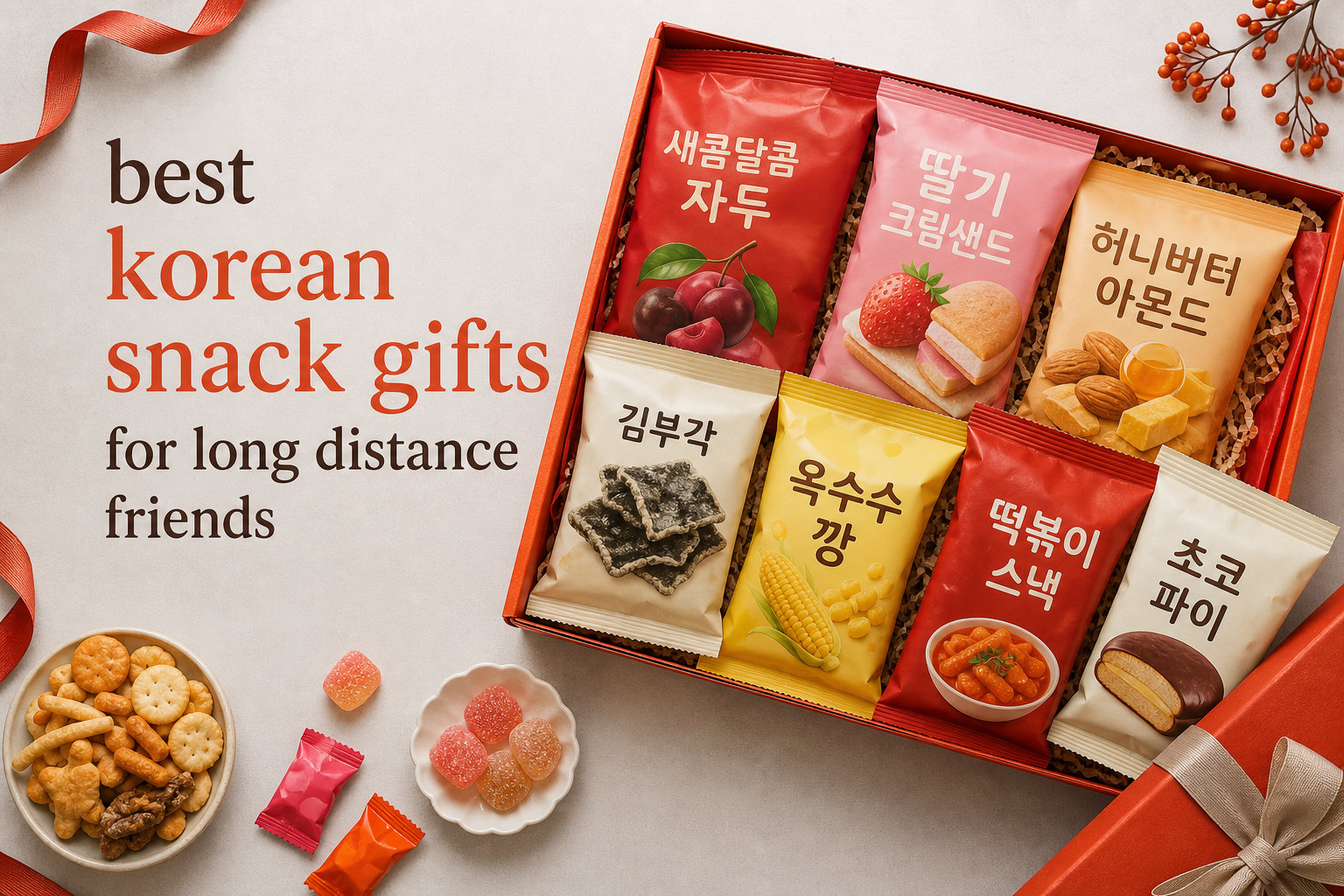 best korean snack gifts for long distance friends