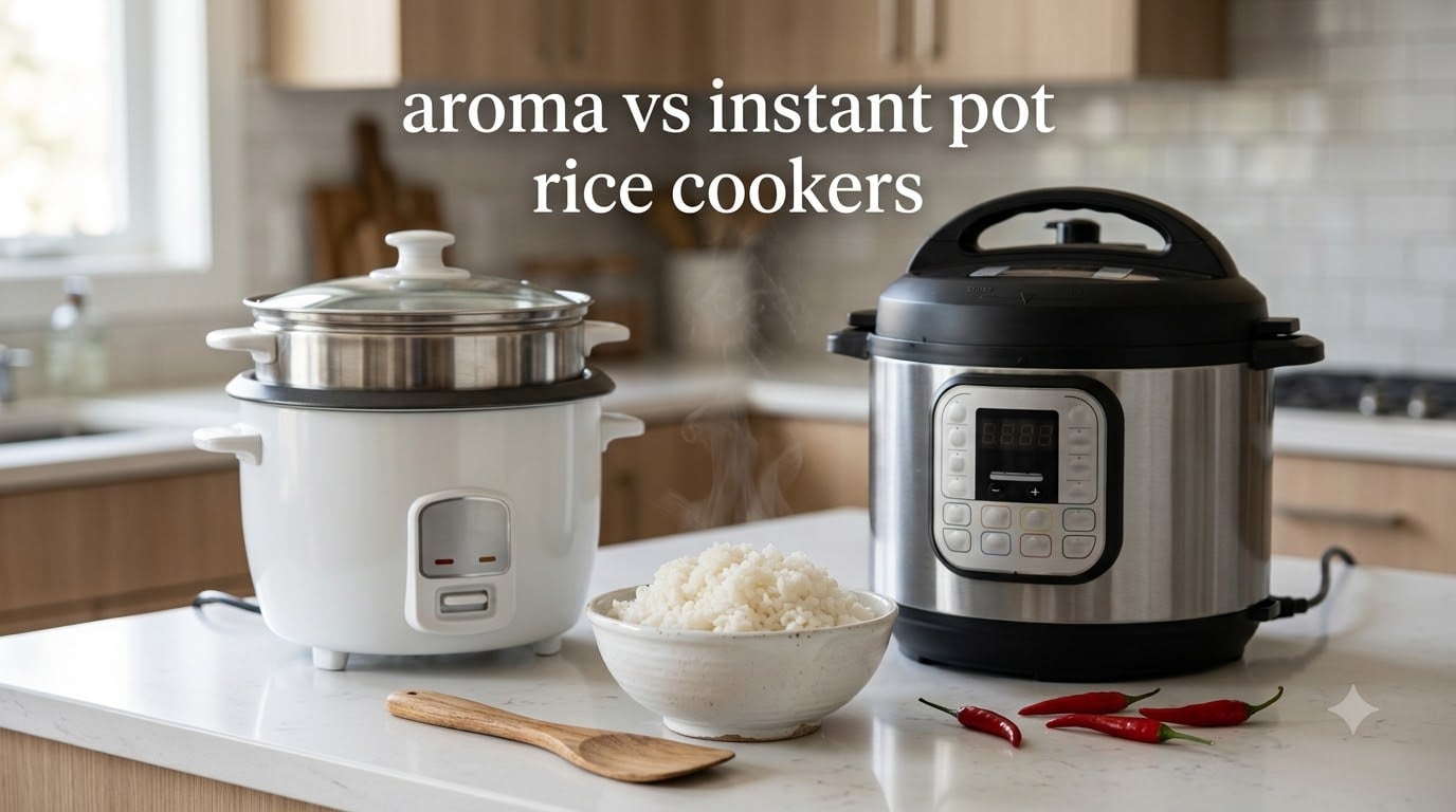 aroma vs instant pot rice cookers