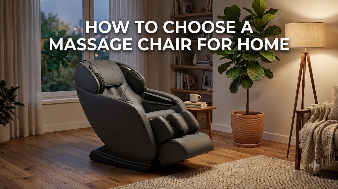 how to choose a massage chair for home
