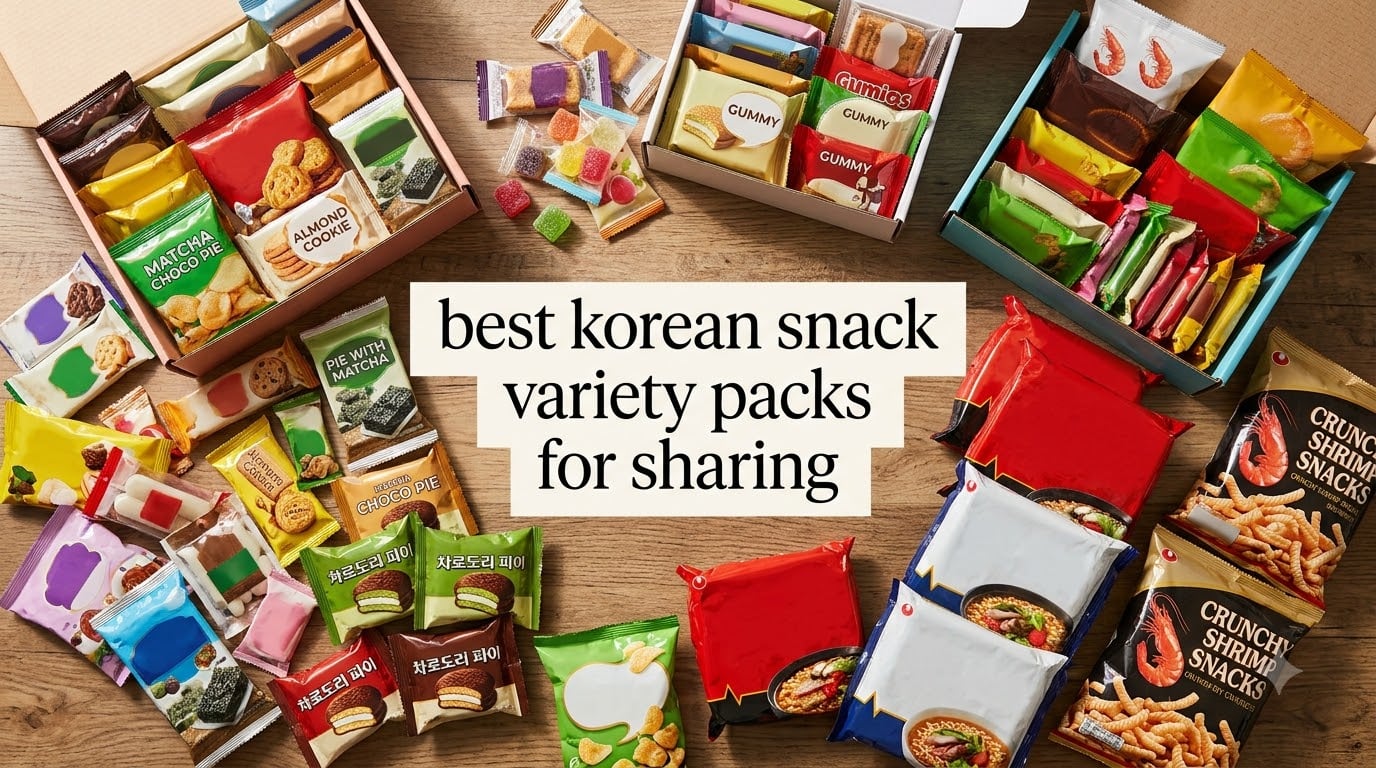 best korean snack variety packs for sharing