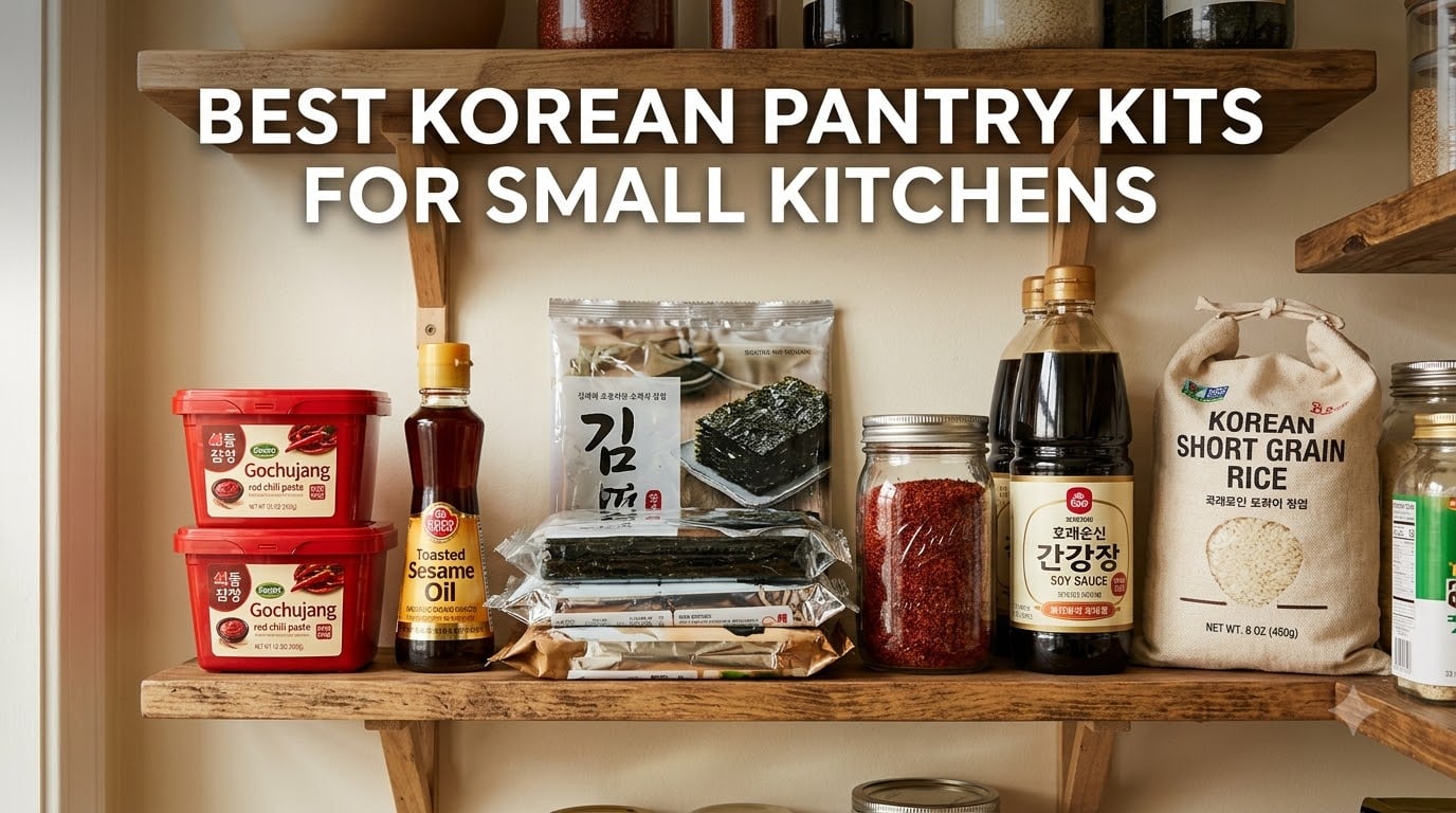 best korean pantry kits for small kitchens