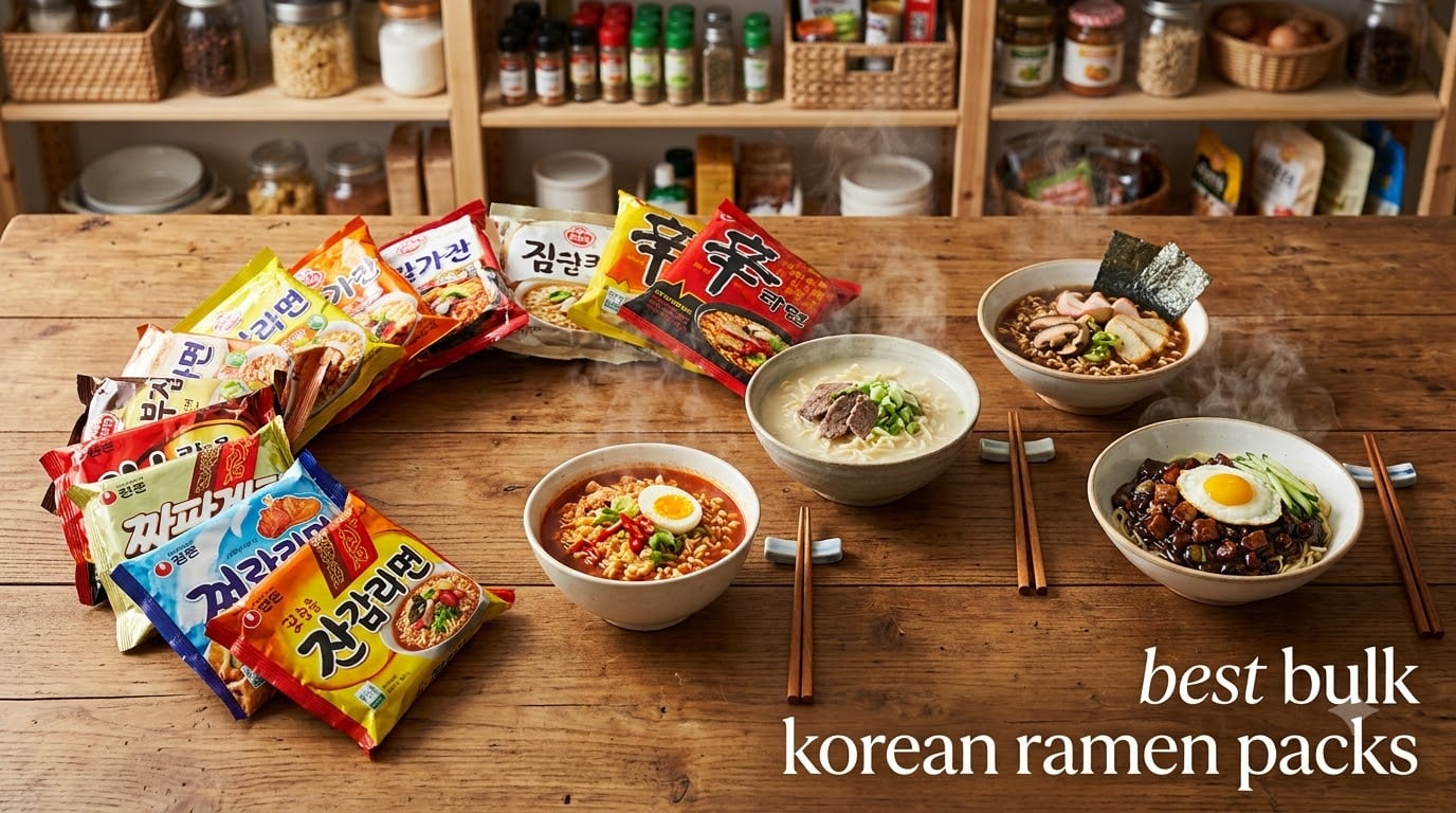 best bulk korean ramen packs