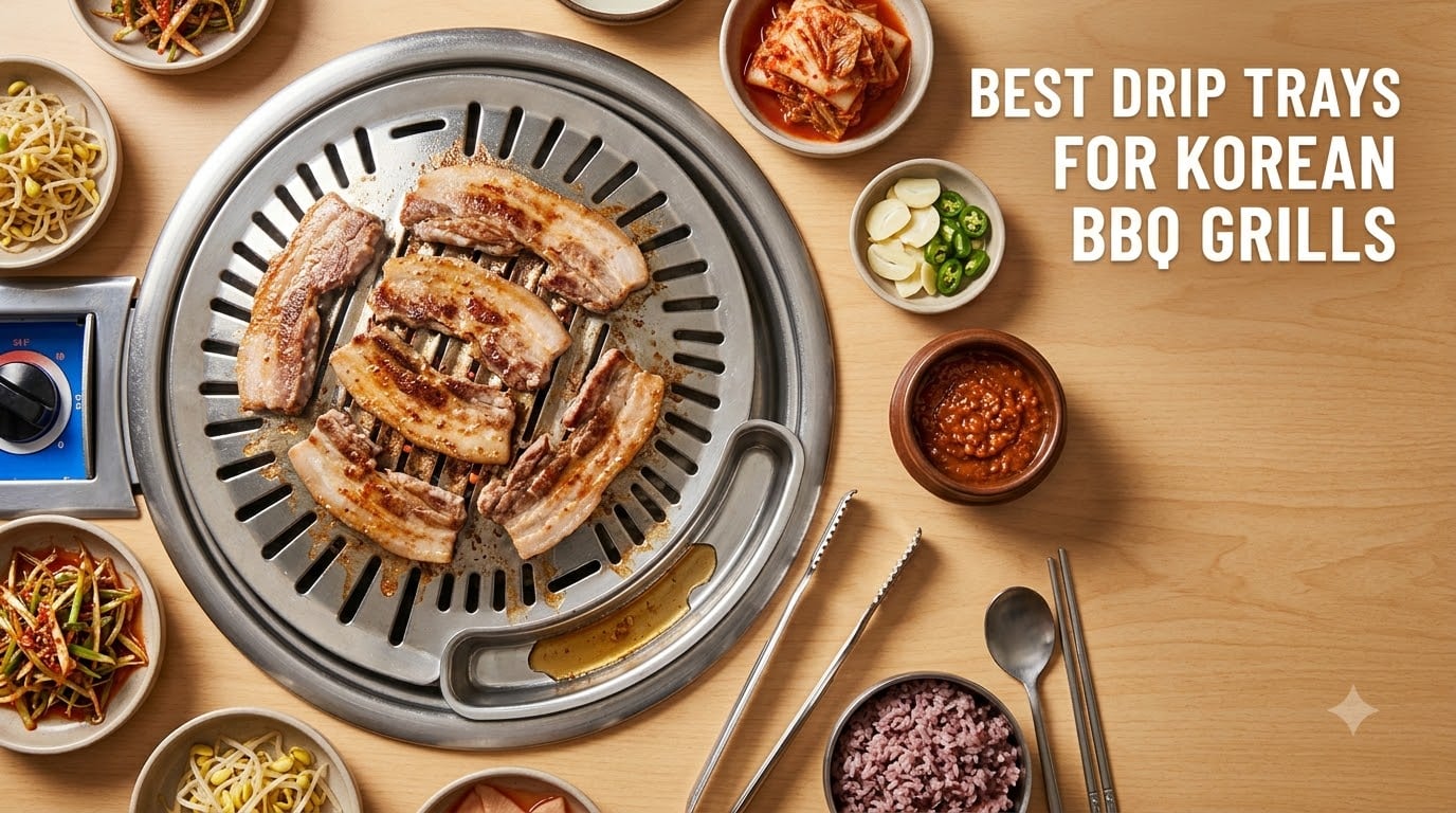 best drip trays for korean bbq grills