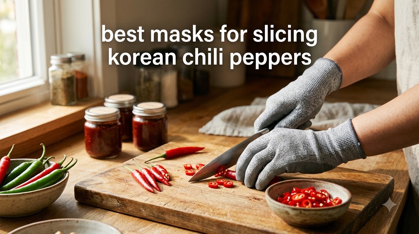 best masks for slicing korean chili peppers