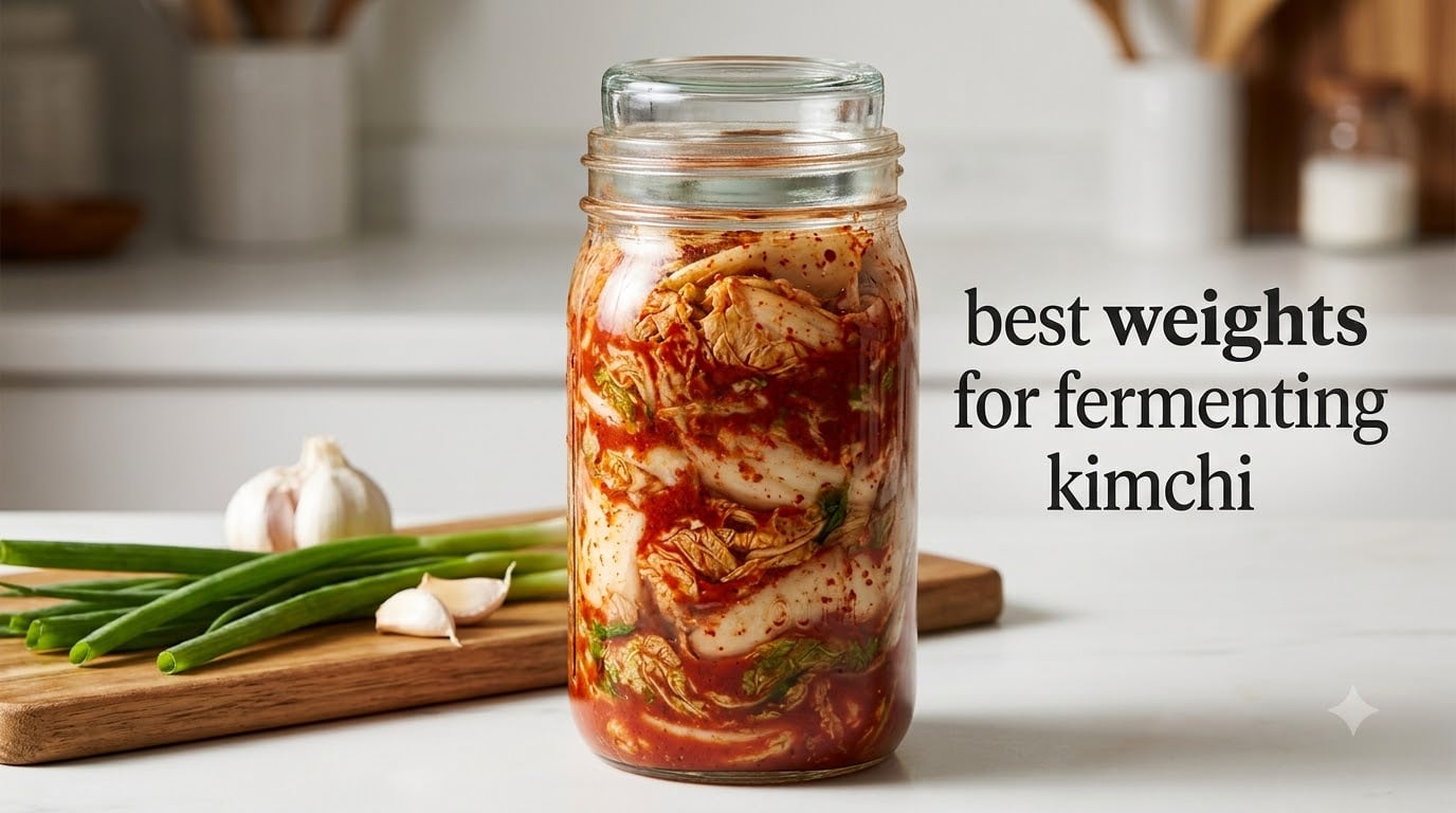 best weights for fermenting kimchi