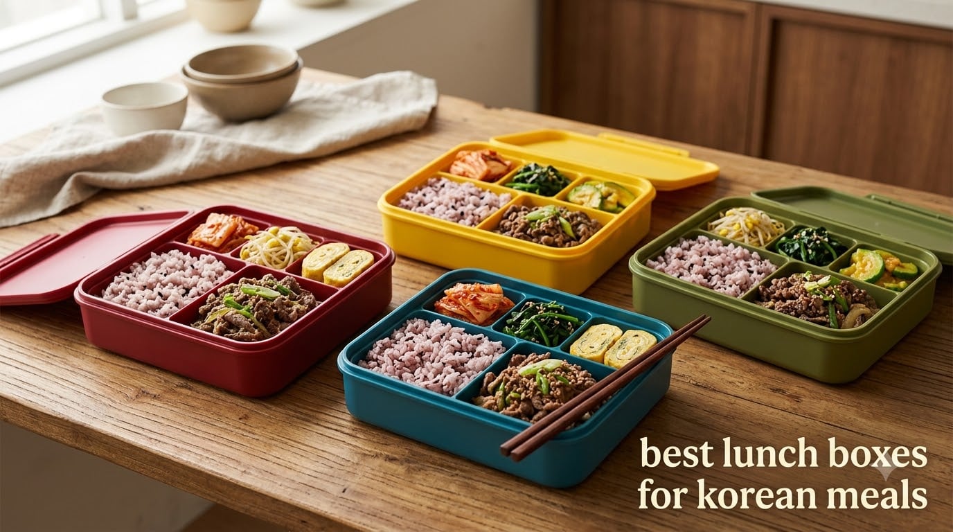 best lunch boxes for korean meals