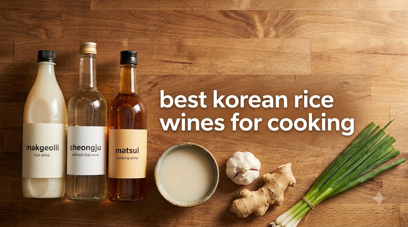 best korean rice wines for cooking