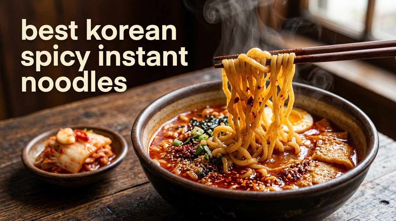 best korean spicy instant noodles