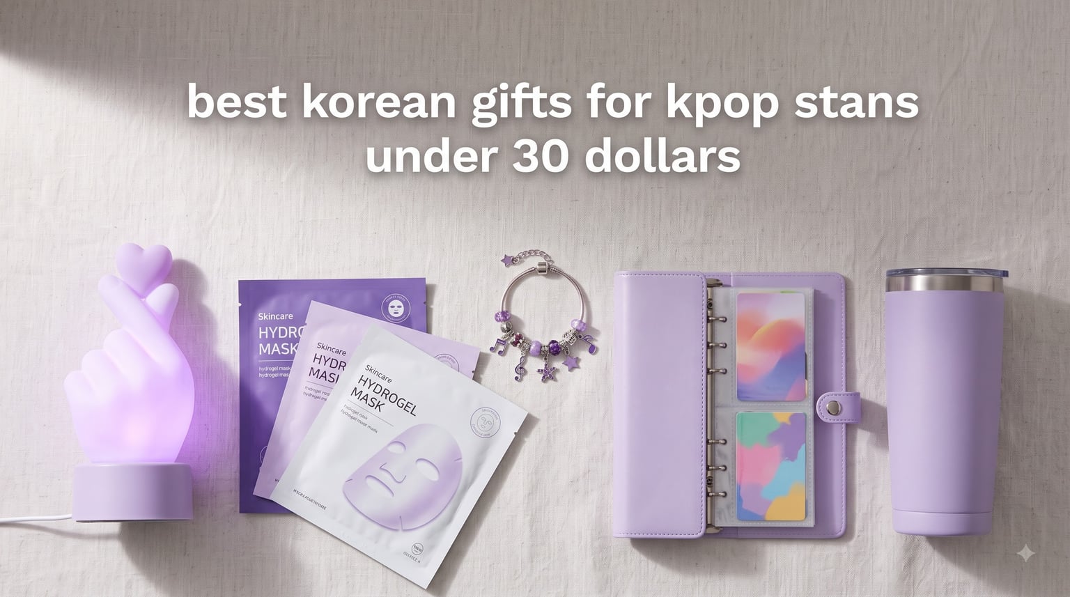best korean gifts for kpop stans under 30 dollars