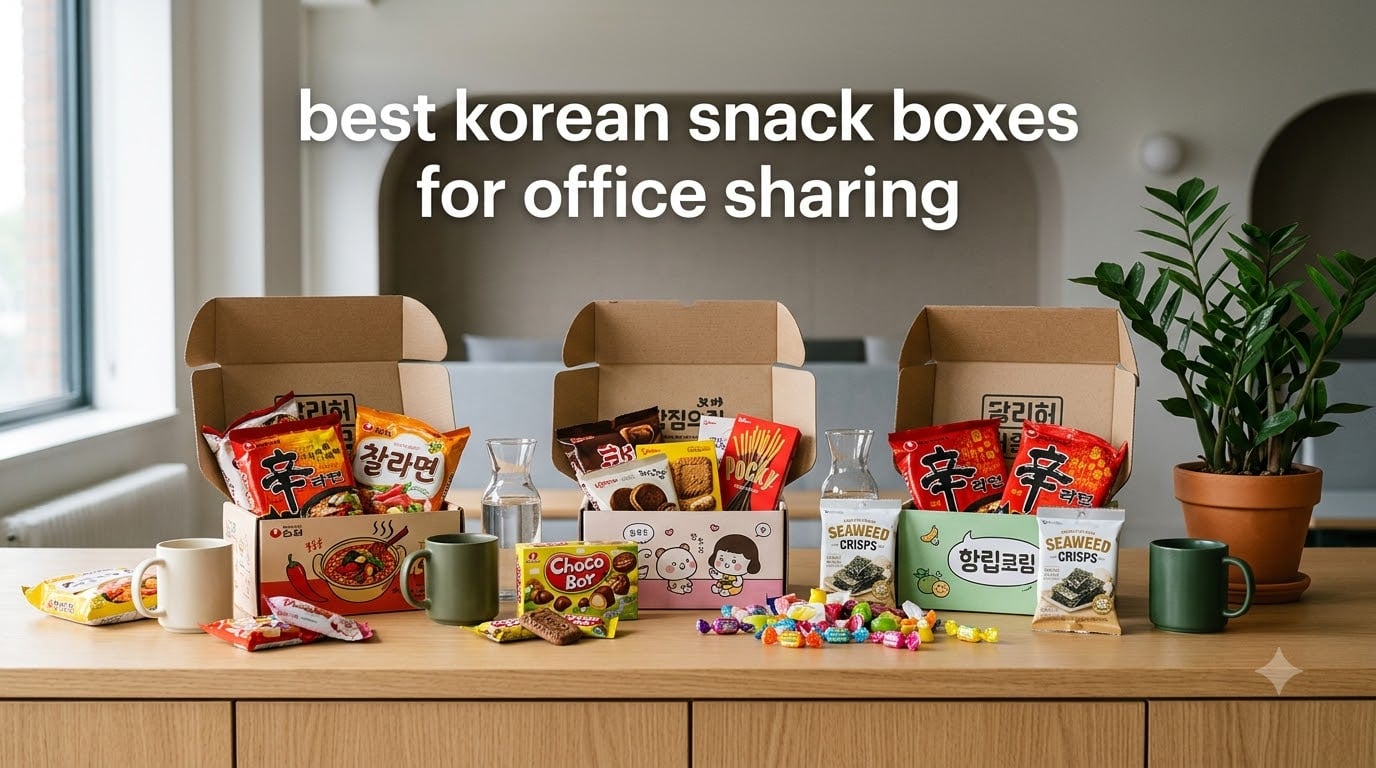 best korean snack boxes for office sharing