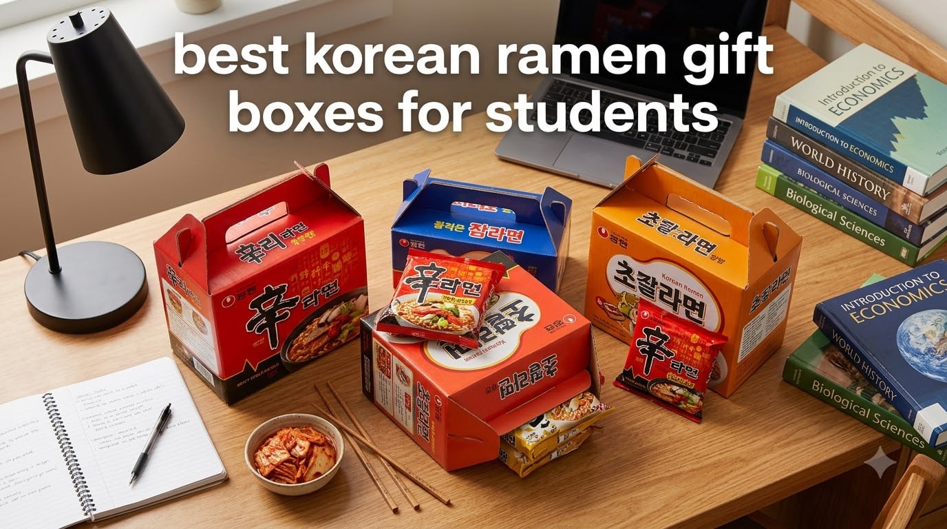 best korean ramen gift boxes for students