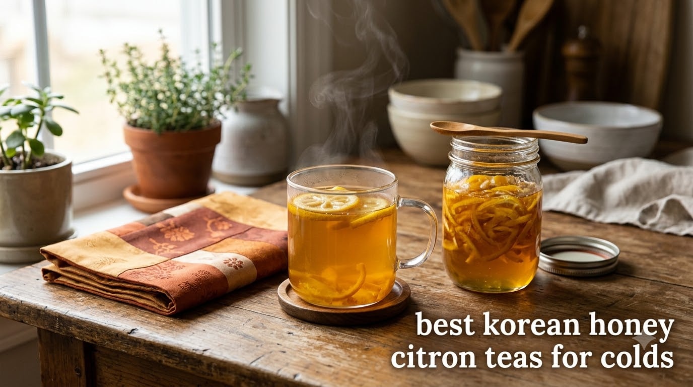 best korean honey citron teas for colds