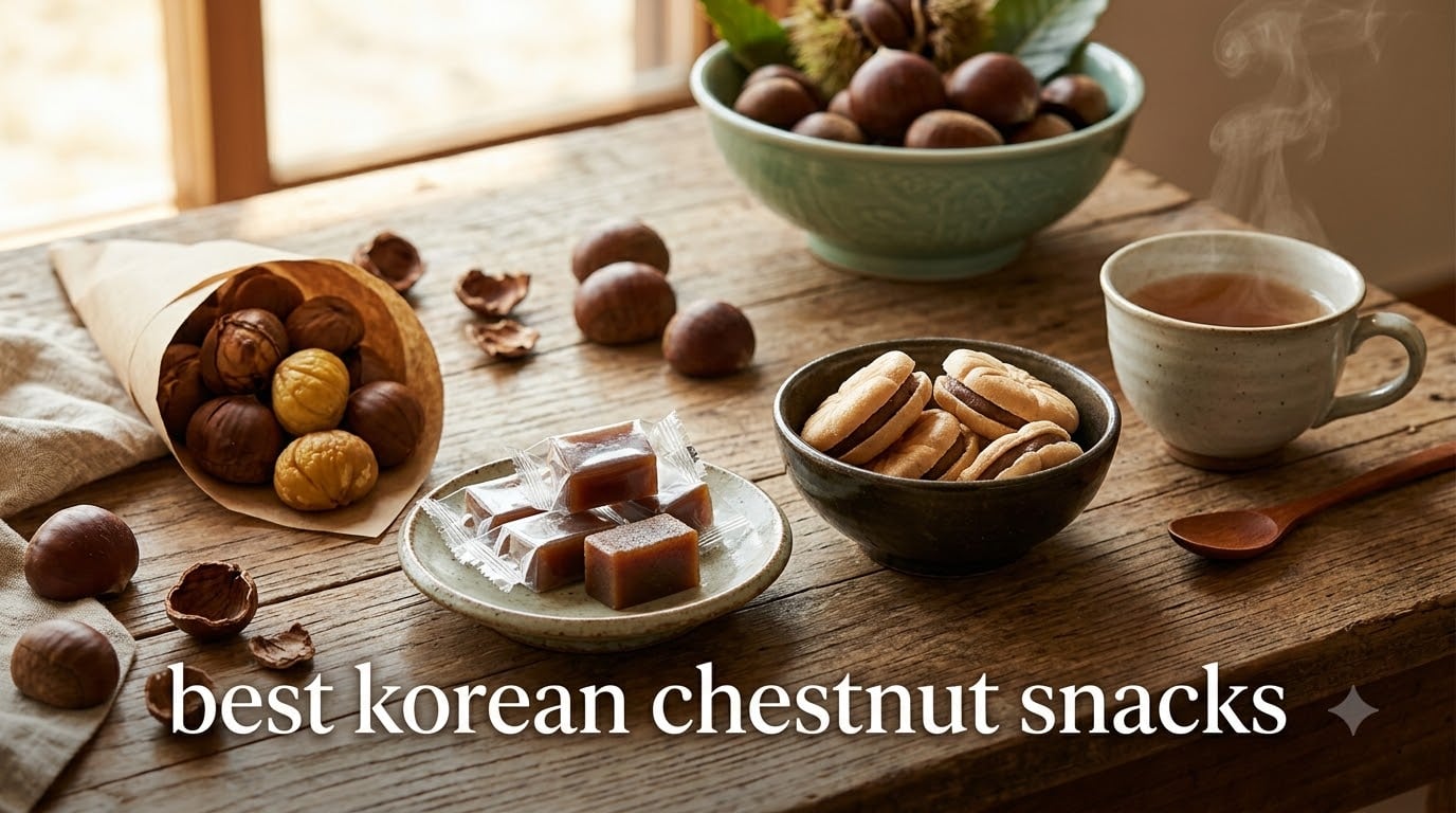 best korean chestnut snacks