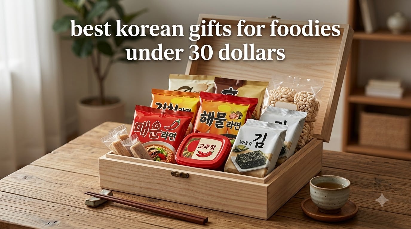 best korean gifts for foodies under 30 dollars