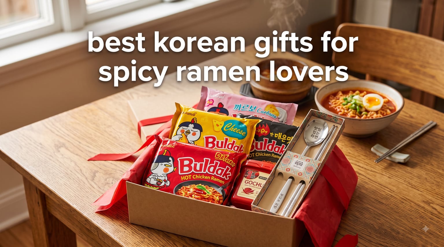 best korean gifts for spicy ramen lovers