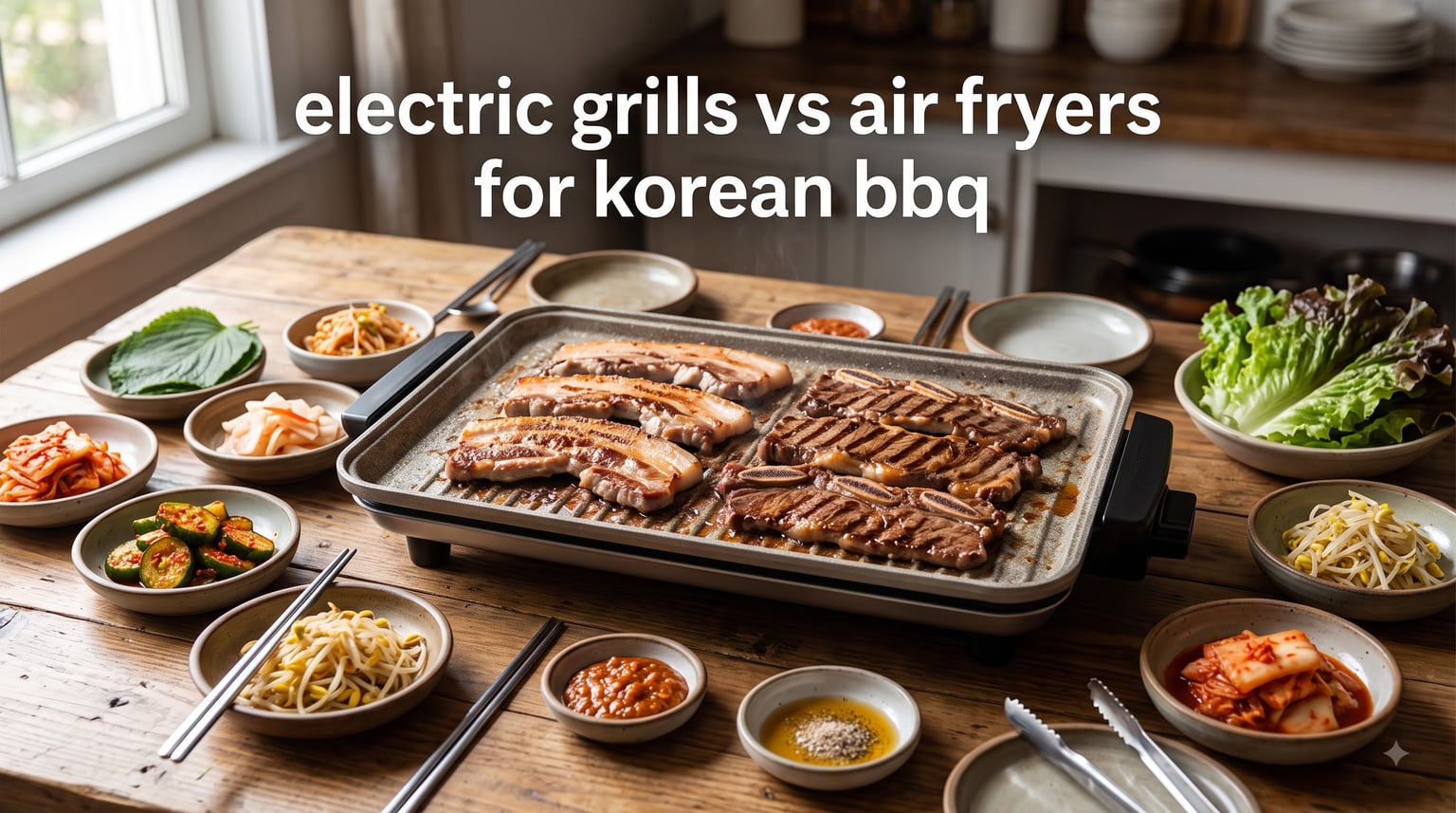 electric grills vs air fryers for korean bbq