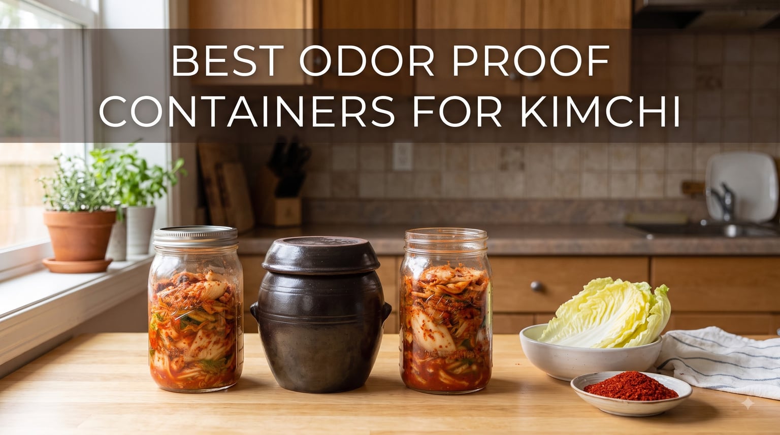 best odor proof containers for kimchi