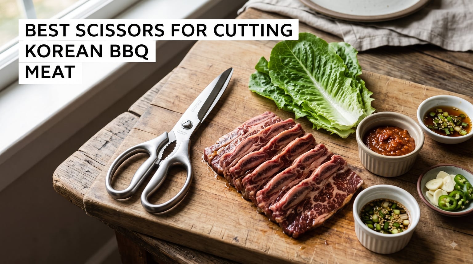 best scissors for cutting korean bbq meat