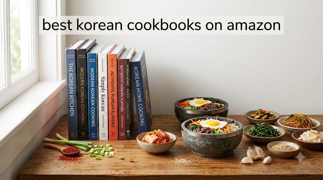 best korean cookbooks on amazon