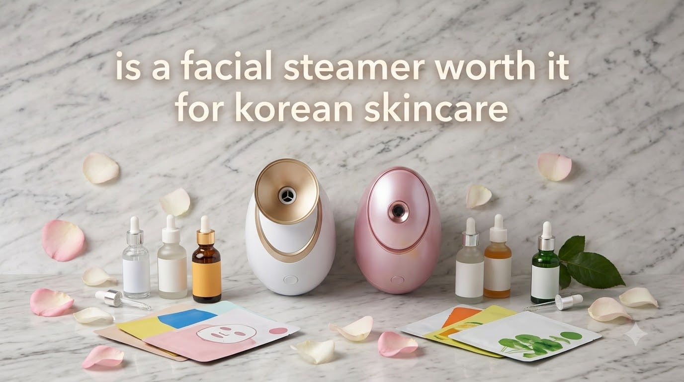 is a facial steamer worth it for korean skincare