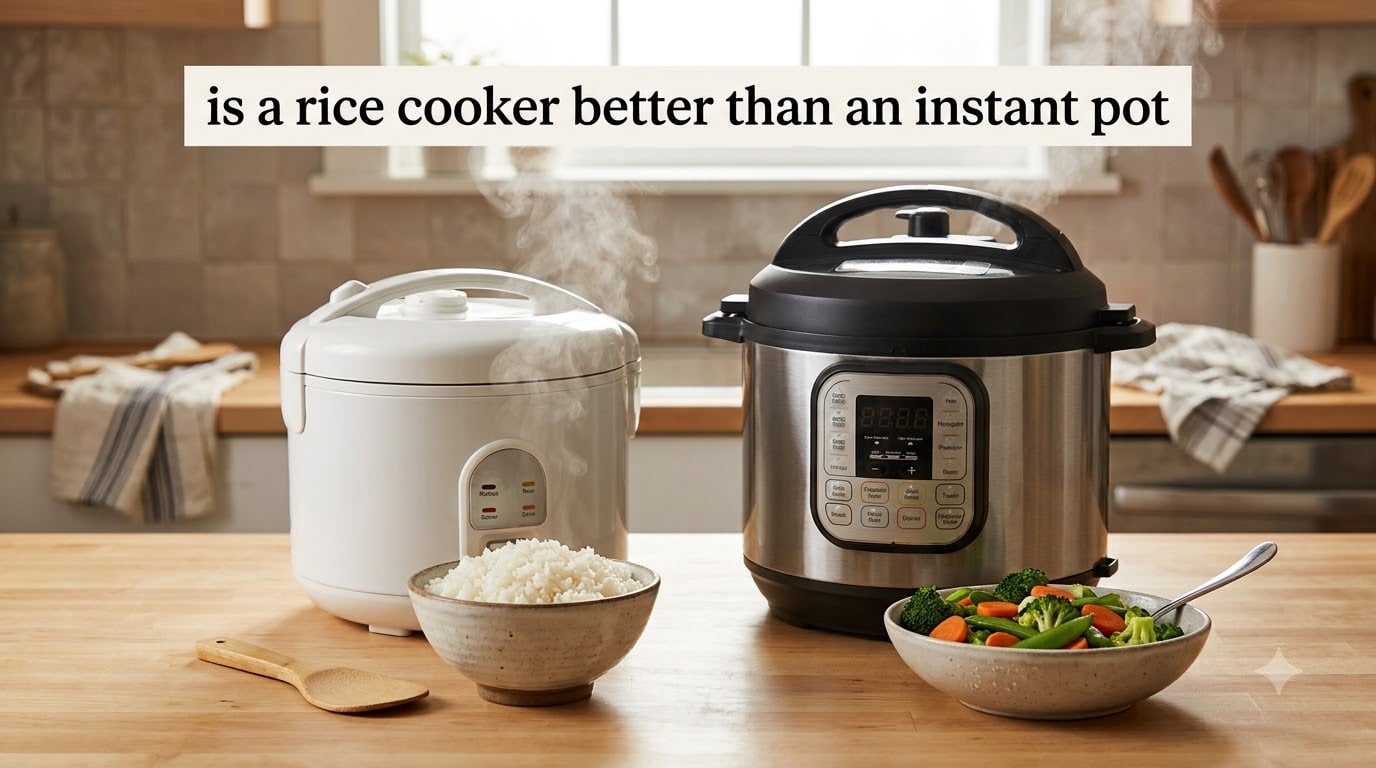 is a rice cooker better than an instant pot