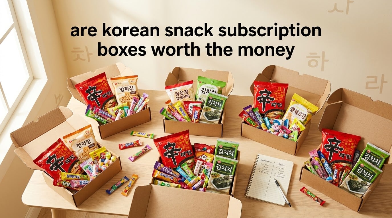are korean snack subscription boxes worth the money