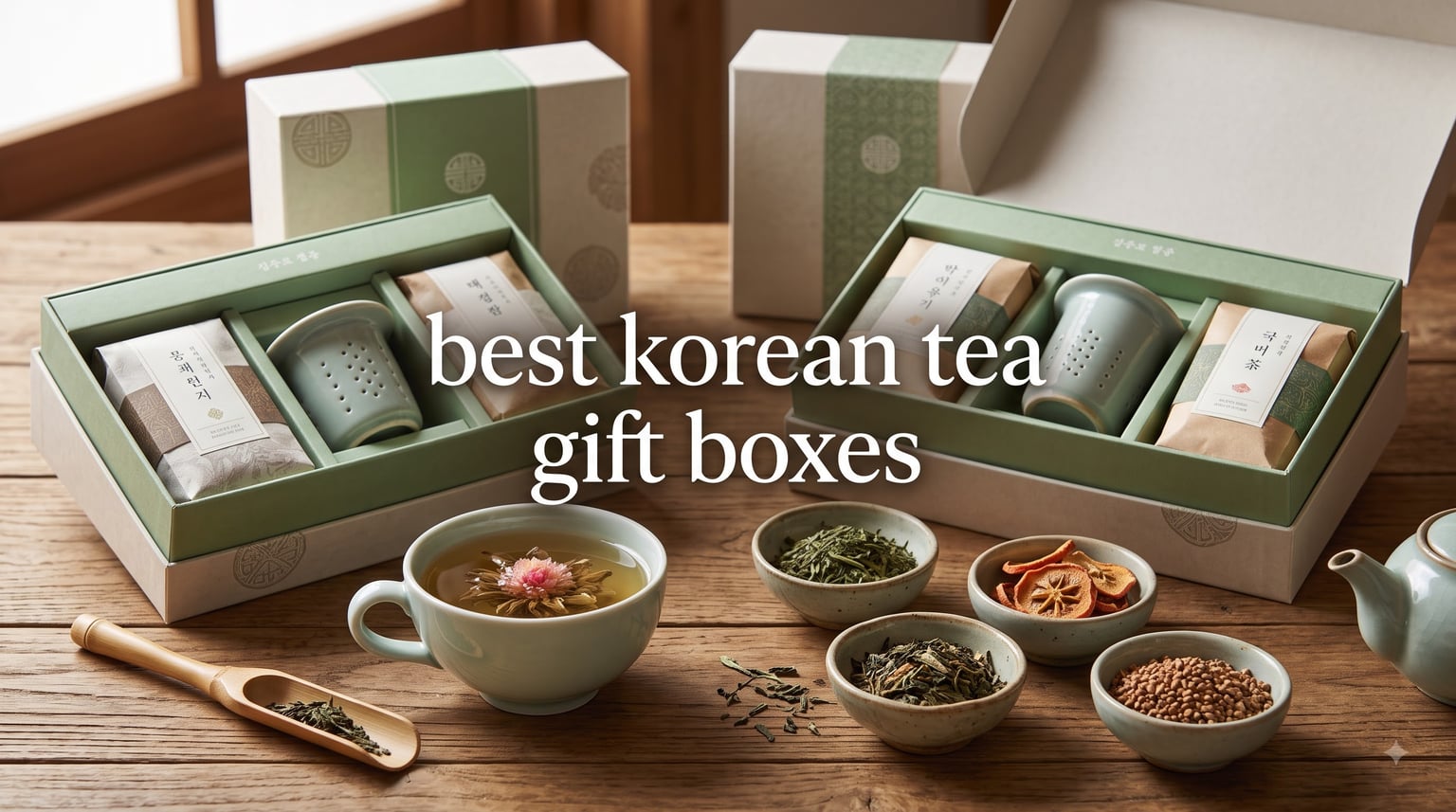 best korean tea gift boxes