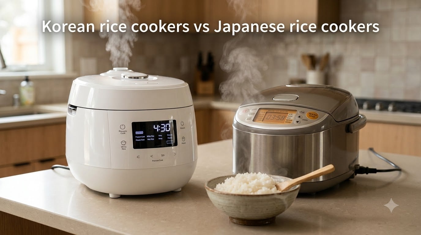 korean rice cookers vs japanese rice cookers