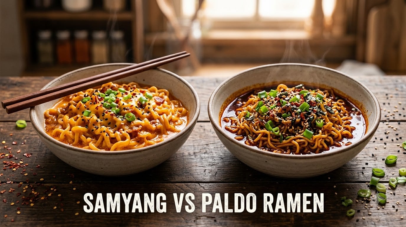 samyang vs paldo ramen