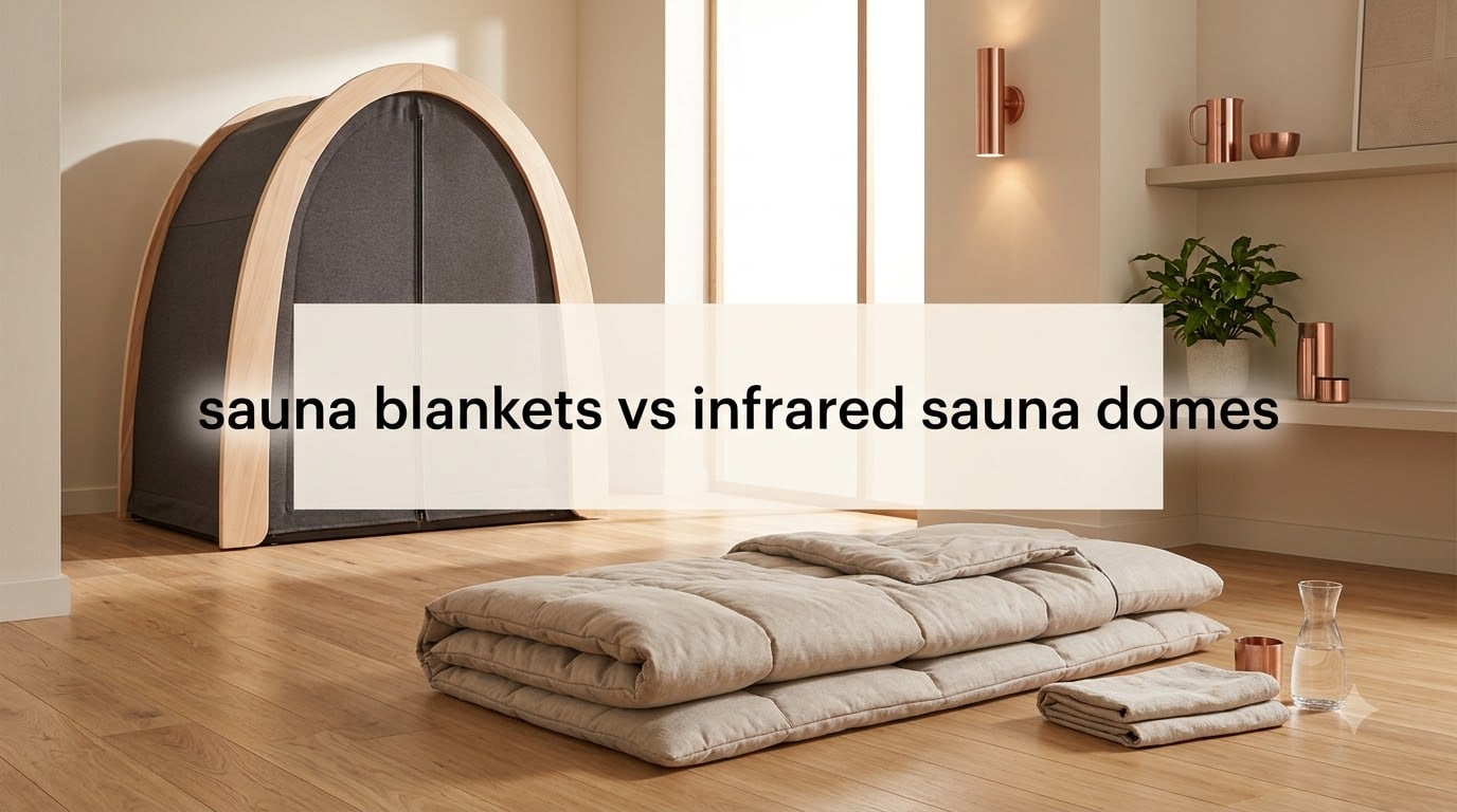 sauna blankets vs infrared sauna domes