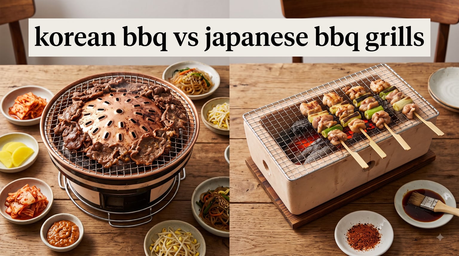 korean bbq vs japanese bbq grills