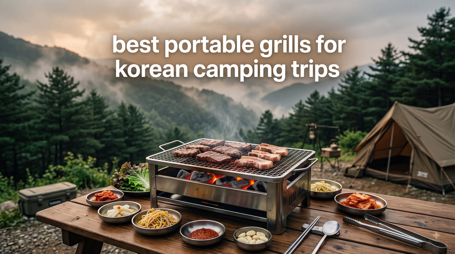 best portable grills for korean camping trips