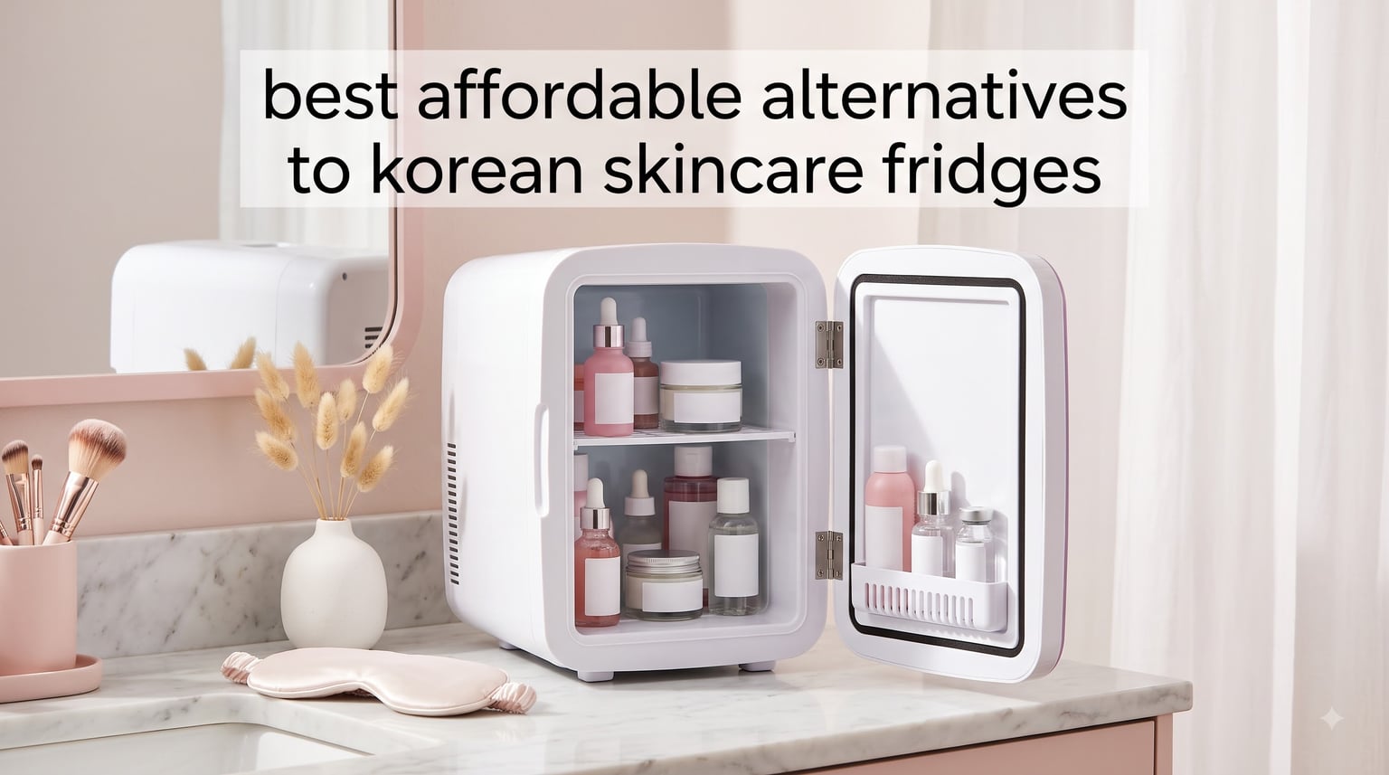 best affordable alternatives to korean skincare fridges