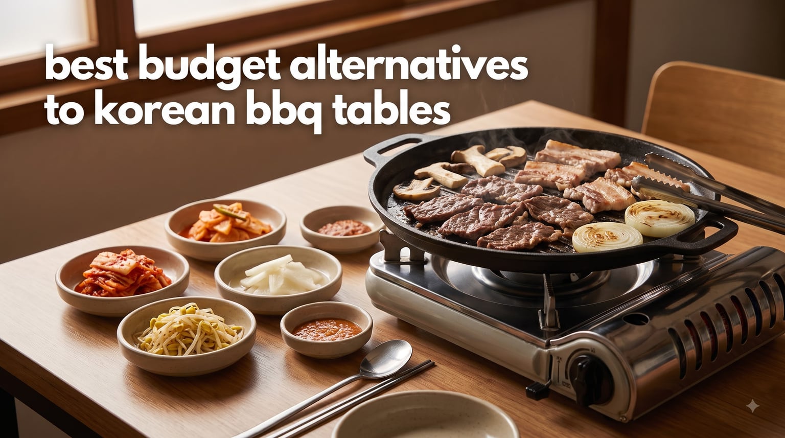 best budget alternatives to korean bbq tables