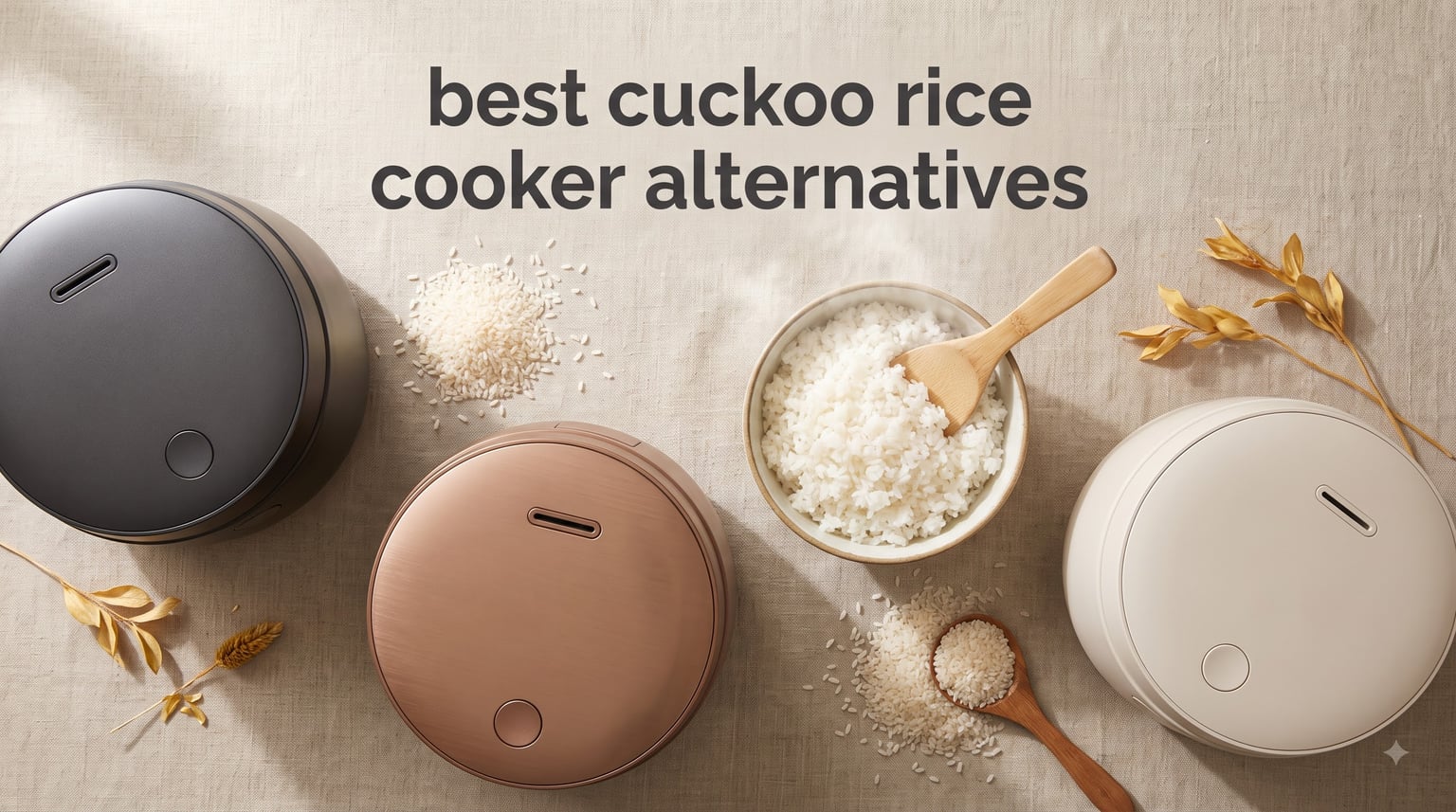 best cuckoo rice cooker alternatives