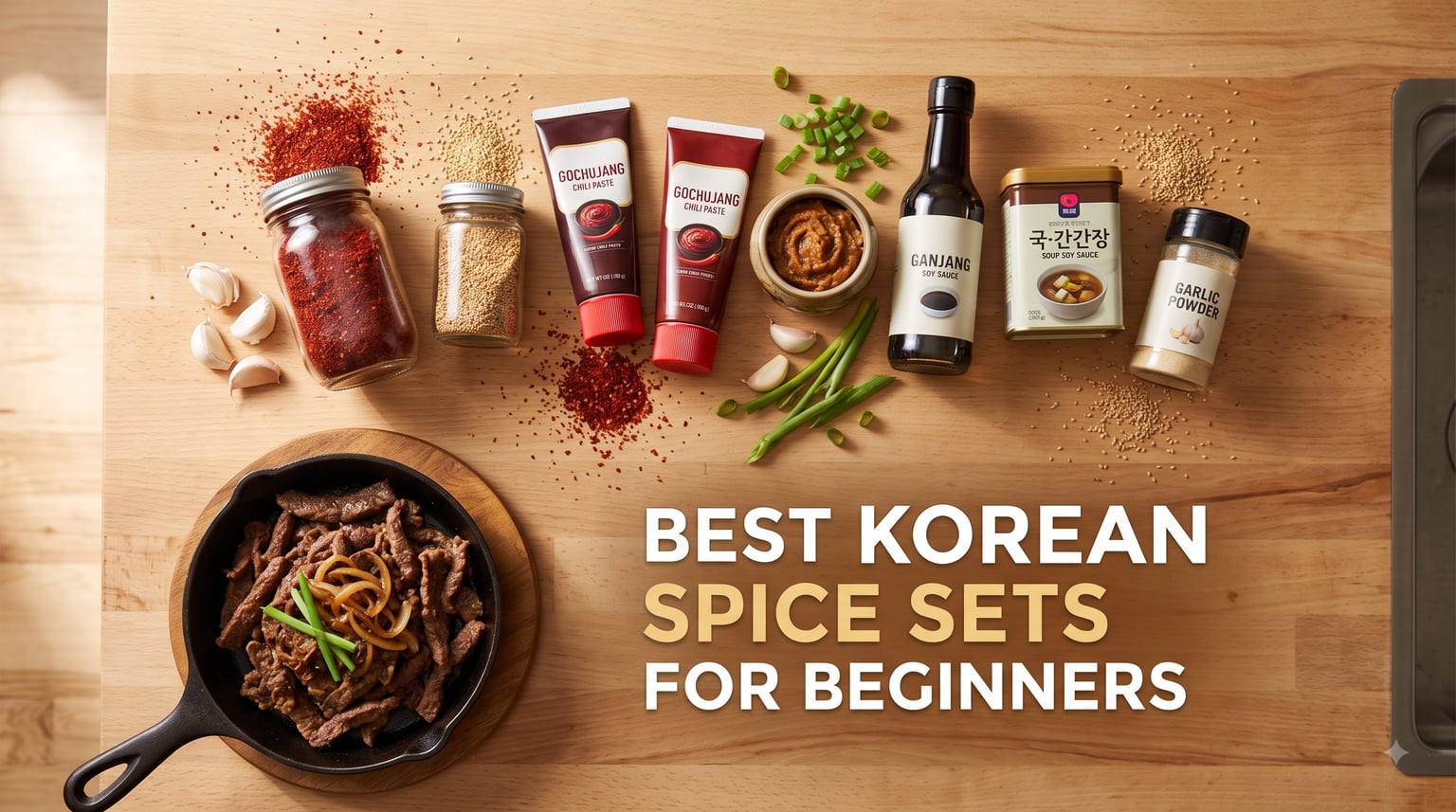 best korean spice sets for beginners
