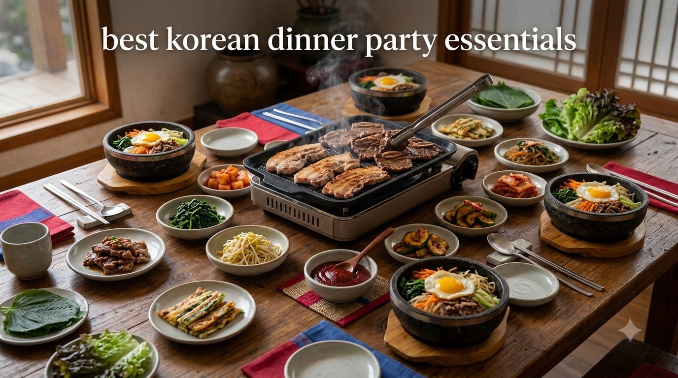 best korean dinner party essentials