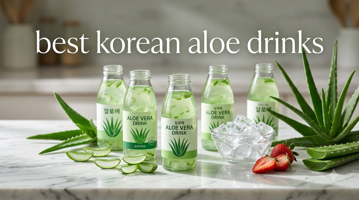 best korean aloe drinks