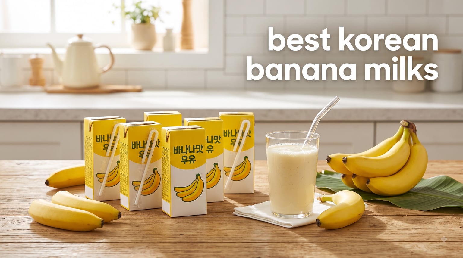 best korean banana milks
