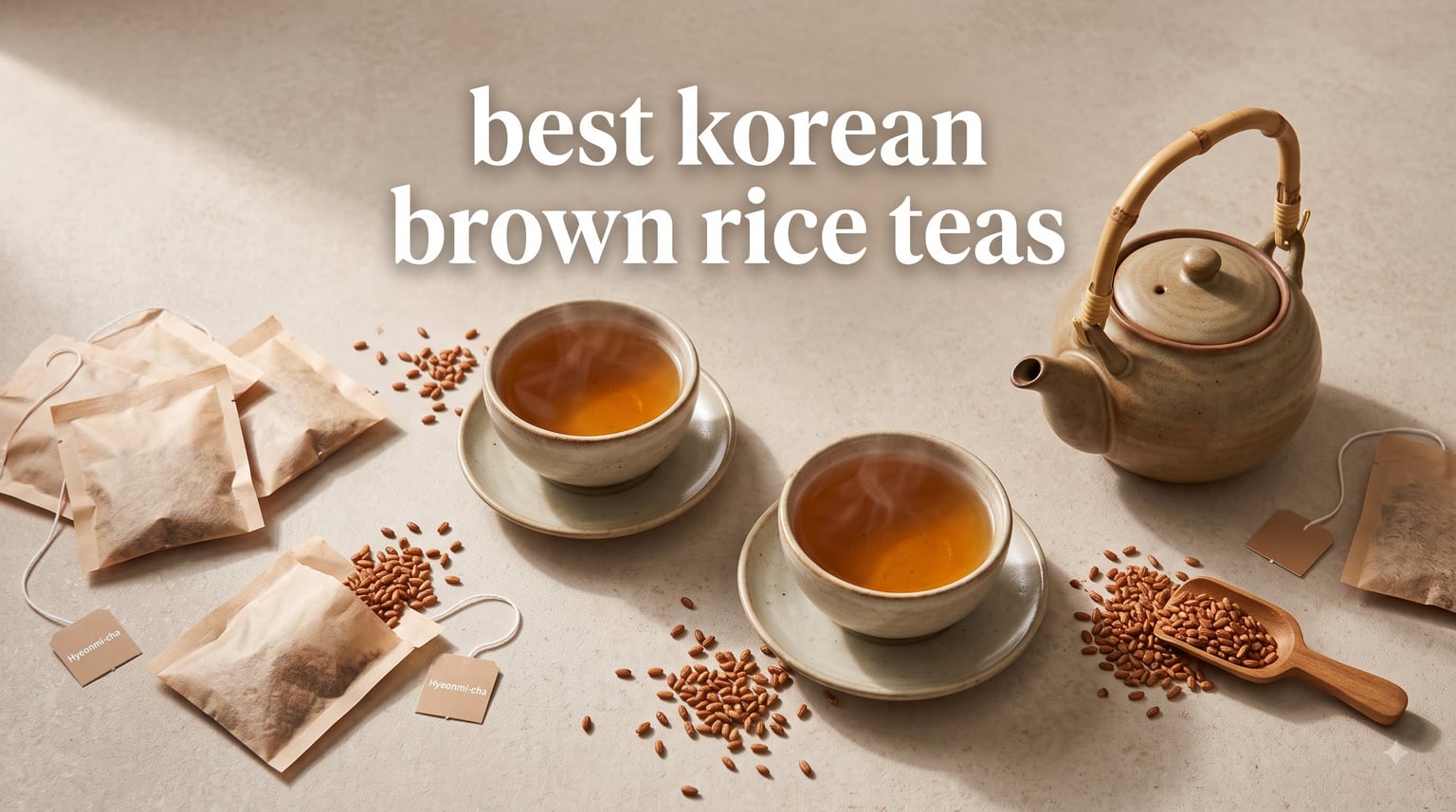 best korean brown rice teas